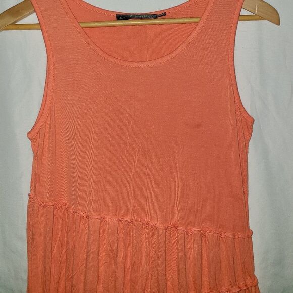 Neesha S/M Coral Sleeveless Dress - Picture 3 of 6